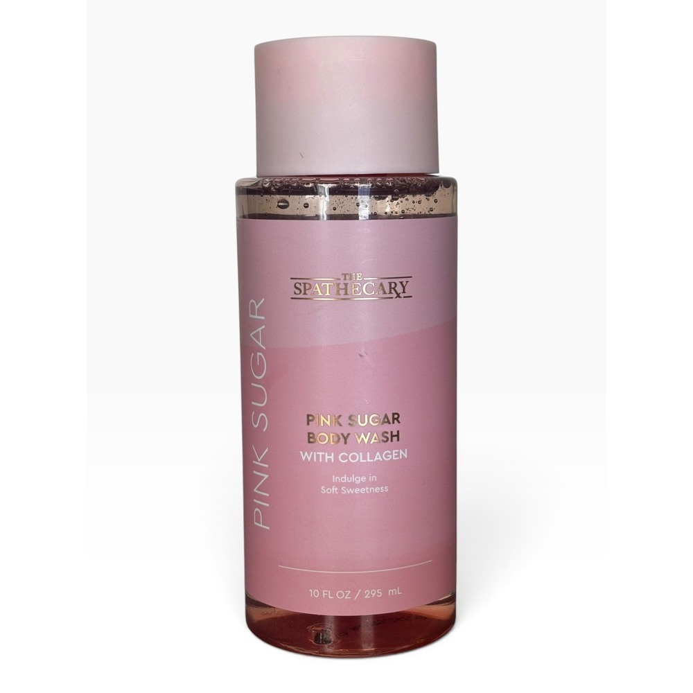 The Spathecary Pink Sugar Body Wash with Collagen 10 fl oz-NEW
